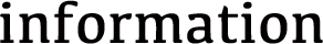information